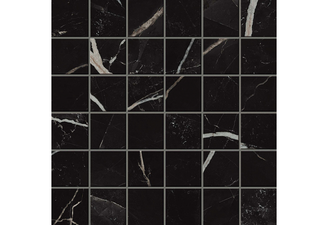 Купить мозаика / керамогранит ATLAS CONCORDE RUSSIA EMPIRE / ЭМПАИР Empire Calacatta Black Mosaic Matte с доставкой и укладкой в Хабаровске