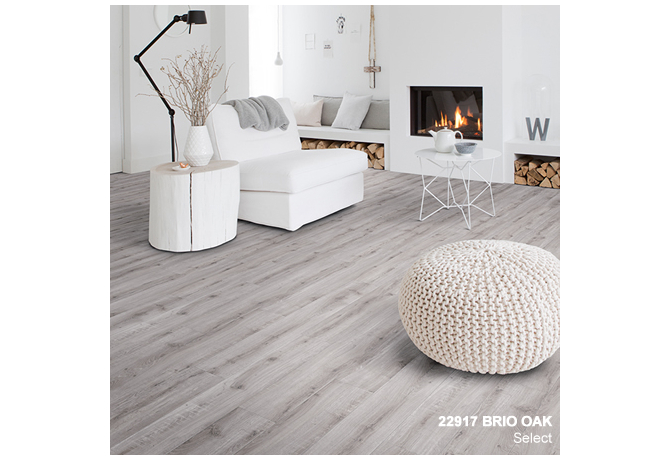 Купить дизайнерское ПВХ покрытие с фаской 22917 Brio Oak с доставкой и установкой в Хабаровске