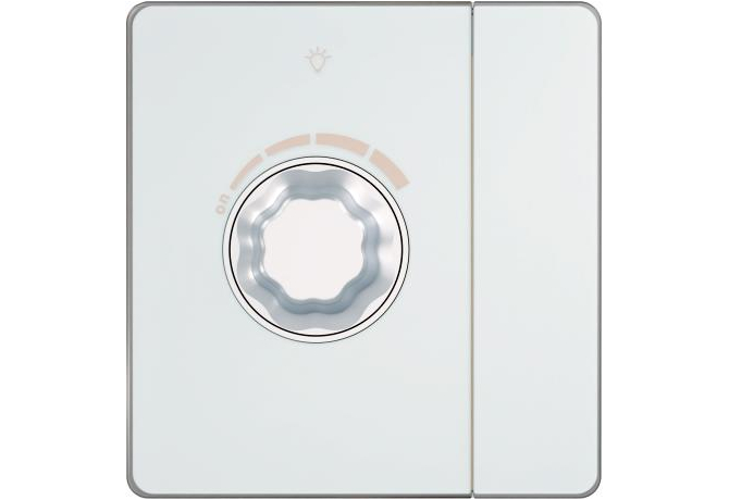 Диммер TRIAC с выключателем Systeme Electric Infinity, Стальное небо, FSE001121