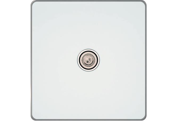 Телевизионная розетка TV/FM Systeme Electric Infinity, Стальное небо, FSE001191