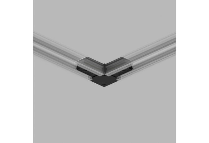 Коннектор Denkirs DK Track Black (SOLID BASE) TR1102-BK