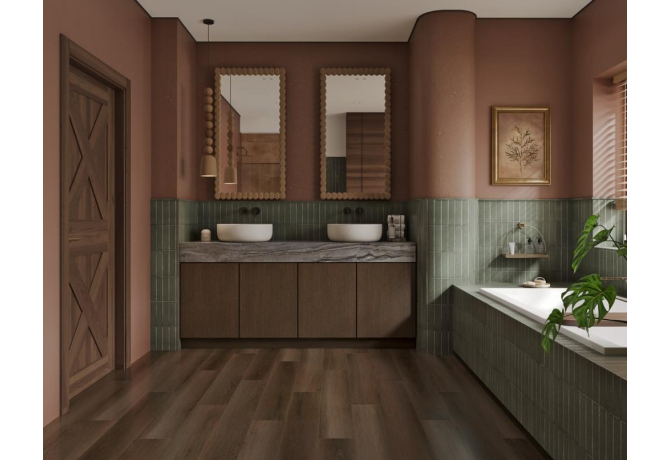 Кварцвинил SPC Alpine Floor Titan 6 Обсидиан ECO 28-6