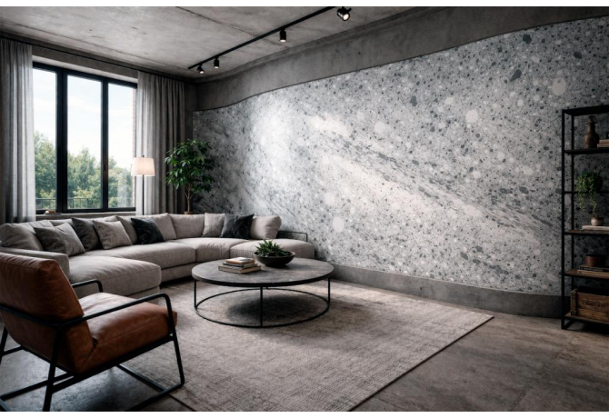 Гибкая керамика Alpine Walls Soft Ceramic TERRAZZO MILANO MTR-017PW