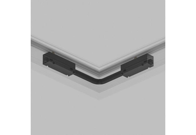 Коннектор Denkirs SMART SLIM BASE TR2423-BK