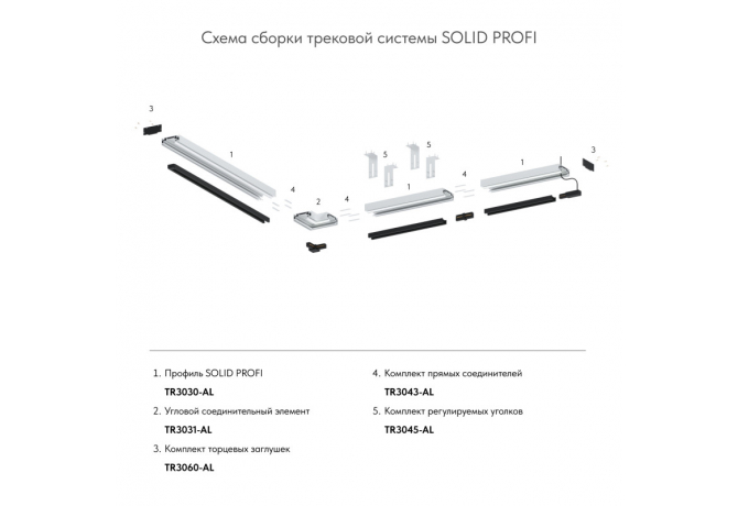 Угол профиля Denkirs SOLID PROFI TR3031-AL