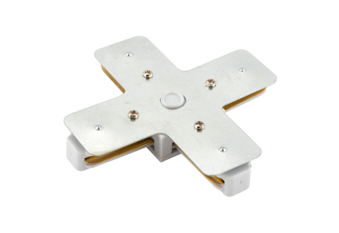 Коннектор Denkirs DK Track White (SOLID BASE) TR1104-WH