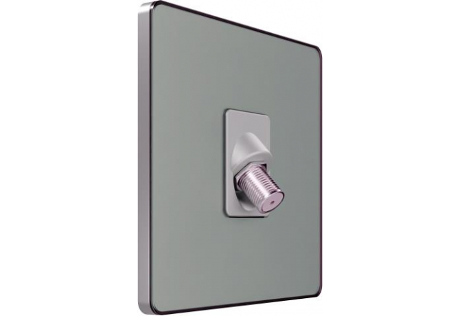 Телевизионная розетка TV/FM/SAT Systeme Electric Infinity, Таежное утро, FSE000898