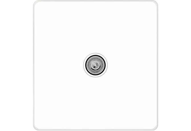 Телевизионная розетка TV/FM Systeme Electric Infinity, Арктический лед, FSE000191