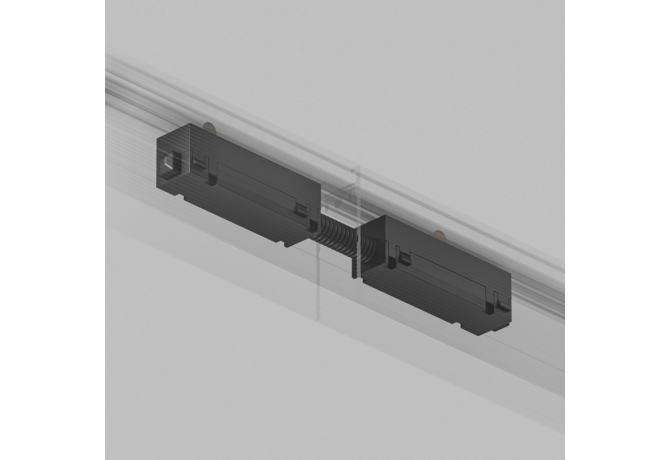 Коннектор Denkirs SMART SLIM BASE TR2422-BK