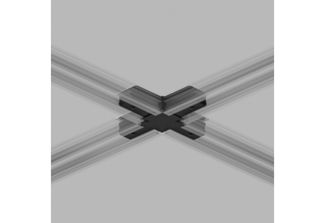 Коннектор Denkirs DK Track Black (SOLID BASE) TR1104-BK