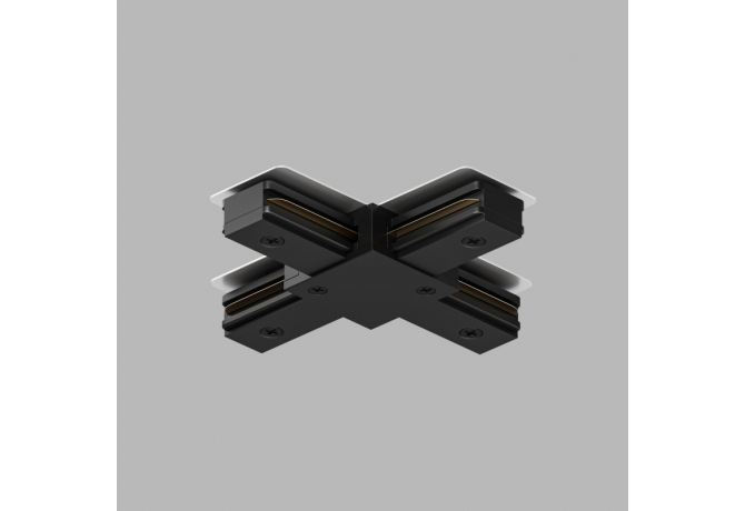 Коннектор Denkirs DK Track Black (SOLID BASE) TR1104-BK