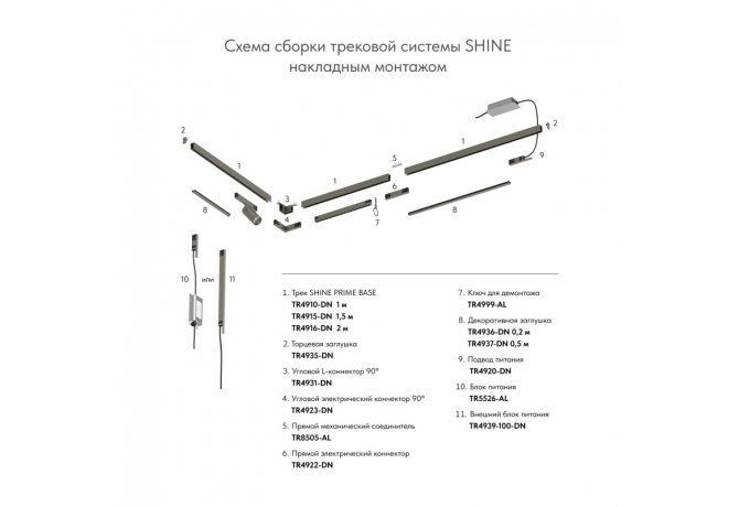 Заглушка Denkirs SHINE PRIME BASE TR4935-DN