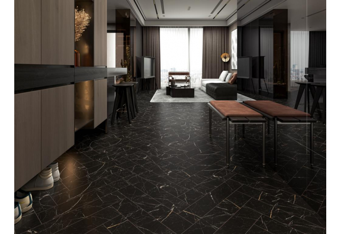 Кварцвинил SPC Alpine Floor Адамант Паркет Неро ECO 31-11-R