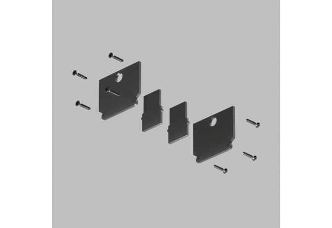 Заглушка Denkirs SMART SLIM ONE TR2450-BK