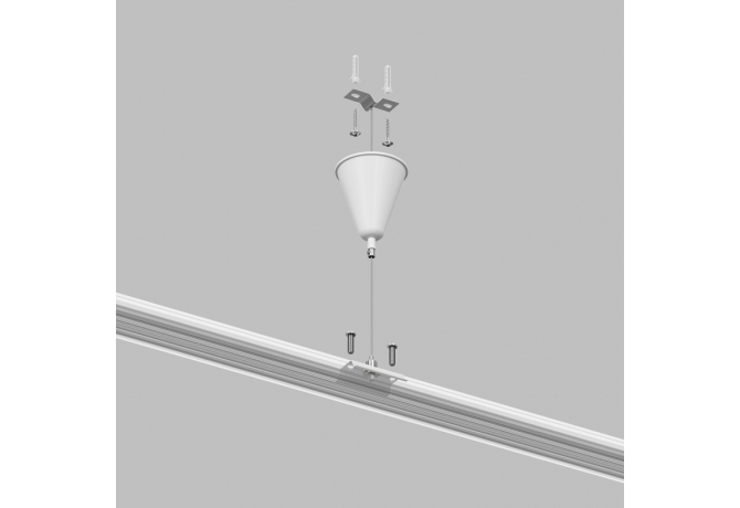 Подвесной комплект Denkirs DK Track White (SOLID BASE) TR1105-WH