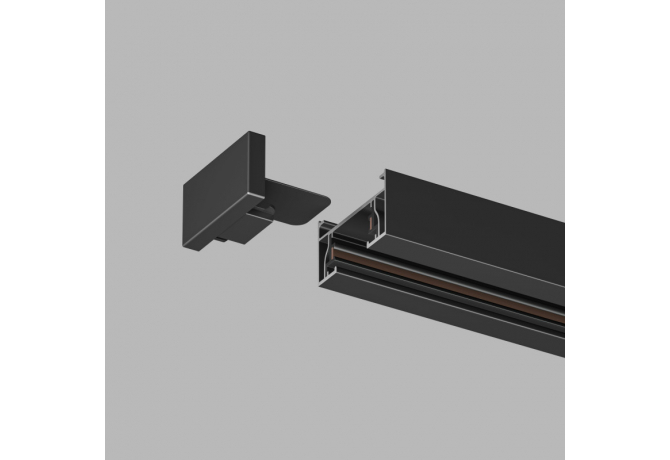 Заглушка Denkirs DK Track Black (SOLID BASE) TR1107-BK
